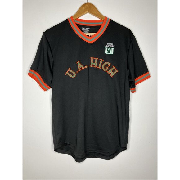 My Hero Academia Jersey Shirt Manga Anime Katsuki Bakugo 1-A UA High Medium - Picture 1 of 7